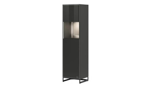 JOOP! Vitrine  Gloss Cubic - grau - 47,5 cm - 184,9 cm - 42,4 cm - Kommoden & Sideboards