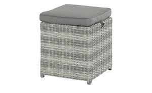 Hocker  Padua grau Maße (cm): B: 41,5 H: 40,5 T: 41,5 Garten