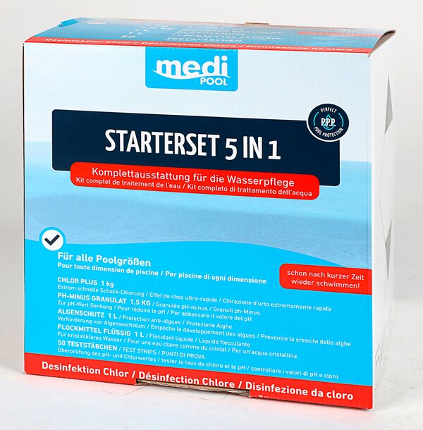 Bild 1 von Starter-Set 5in1 1 kg Chlor-Plus