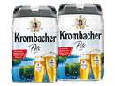 Bild 1 von 2 x 5-l-Bierfass Doppelpack Krombacher Pils, Bierfass mit Zapfhahn, Pfandfrei 4,8 % Vol