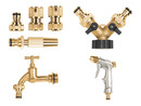 Bild 1 von PARKSIDE® Stecksystem / 2-Wege-Verteiler / Kugelhahn / Gartenspritze, aus Messing