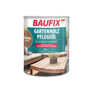 Gartenholz-Pflegeöl bangkirai, seidenmatt, 1 Liter