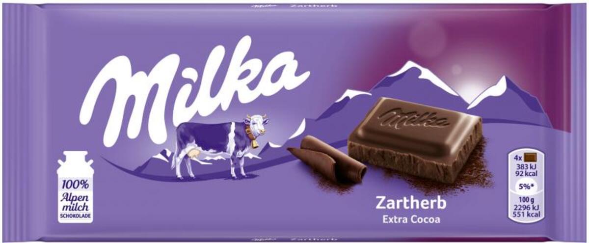 Bild 1 von Milka Tafel Zartherb