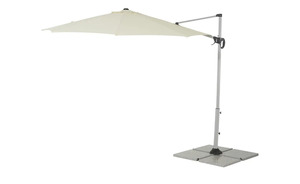 Pendelschirm  Ø 300 cm Derby Sun beige Maße (cm): H: 244  Ø: [300.0] Garten