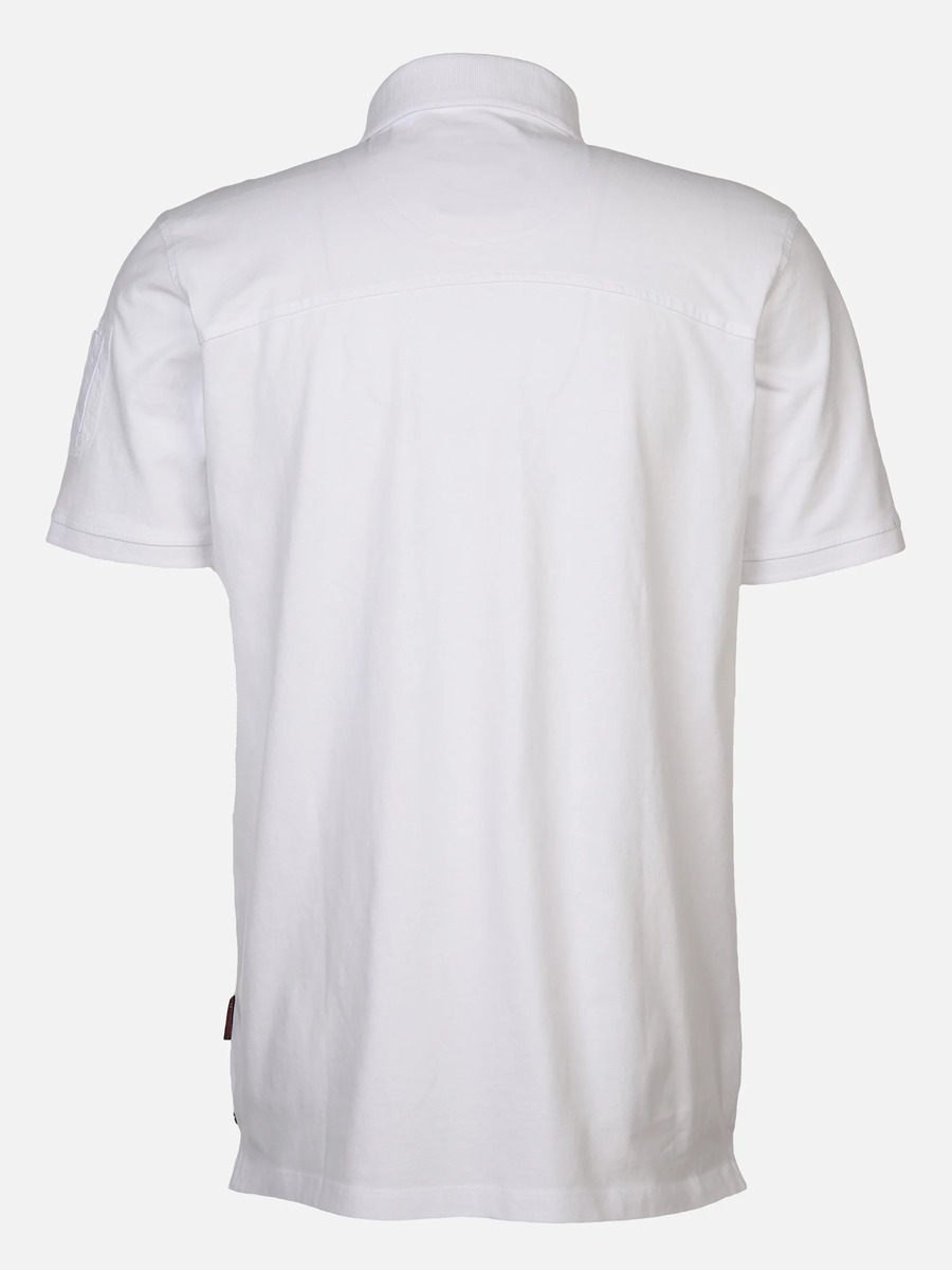 Bild 2 von Herren Poloshirt mit vielen Details
                 
                                                        Weiß