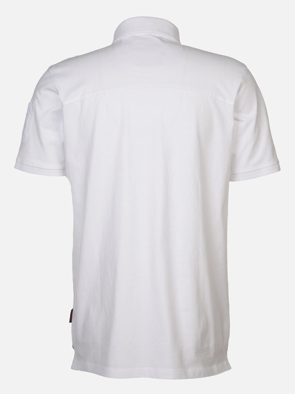Bild 2 von Herren Poloshirt mit vielen Details
                 
                                                        Weiß