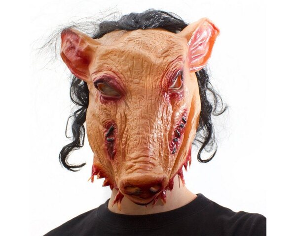 Bild 1 von Goods+Gadgets Kostüm »Pig Schweine Maske«, Halloween Party Kostüm Verkleidung