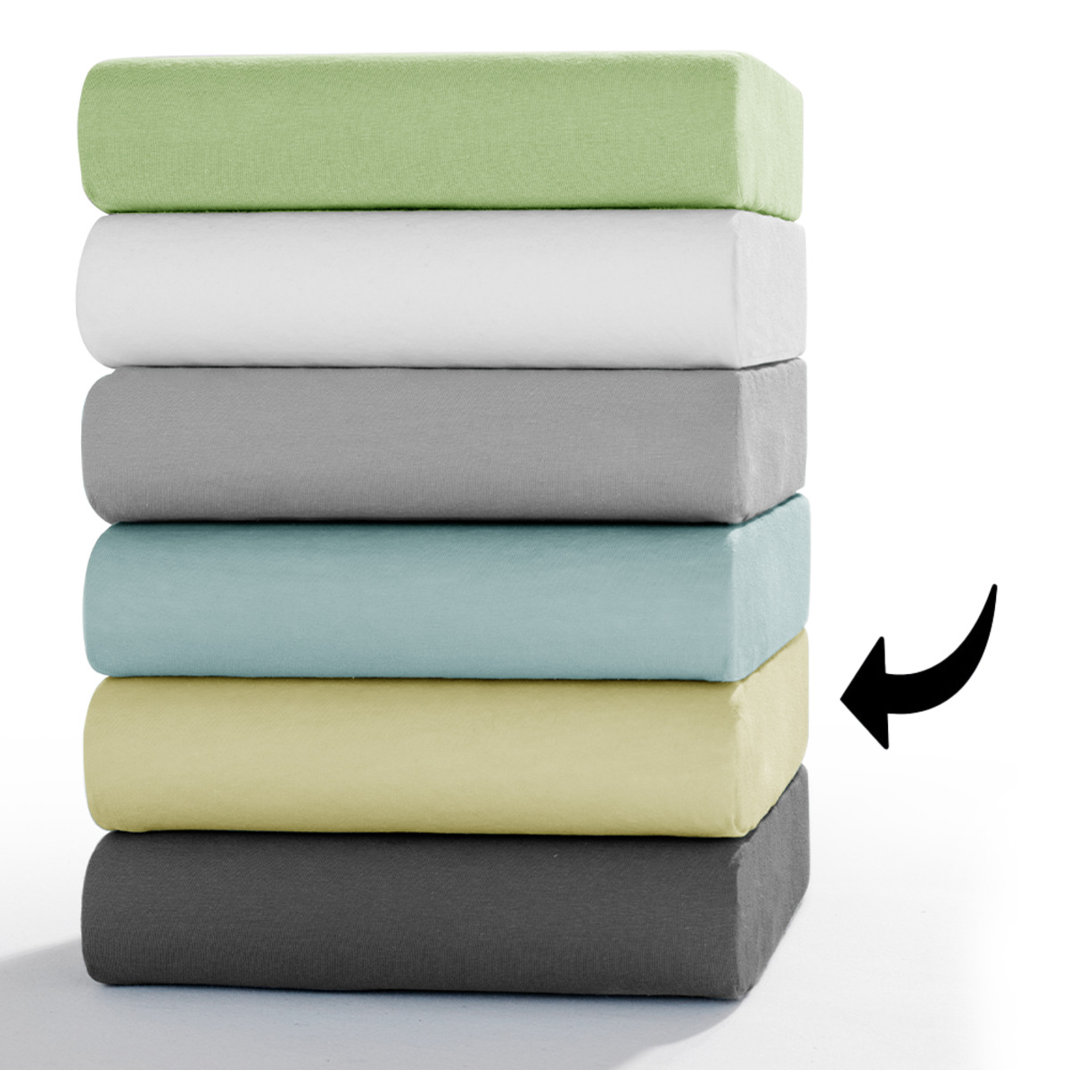 Bild 1 von Bio-Jersey-Spannbetttuch - ca. 180 - 200 x 200 cm
