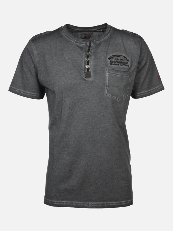 Bild 1 von Herren Henley Shirt im Used Look
                 
                                                        Grau