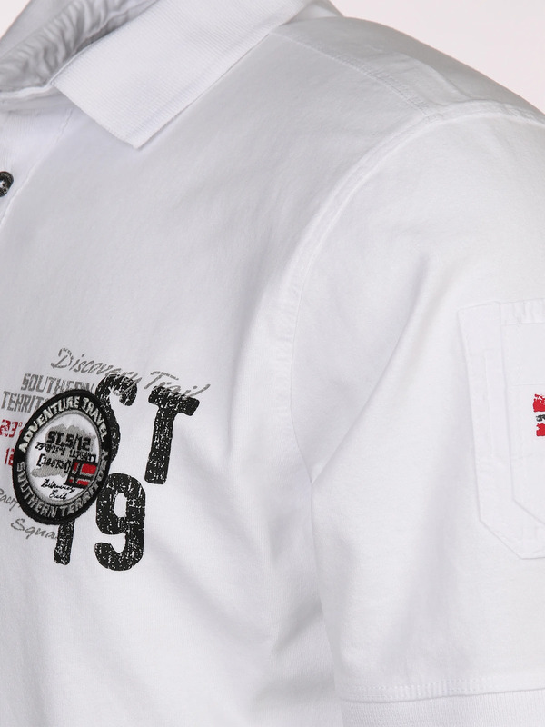 Bild 3 von Herren Poloshirt mit vielen Details
                 
                                                        Weiß