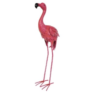 Metall-Gartenfigur - Flamingo