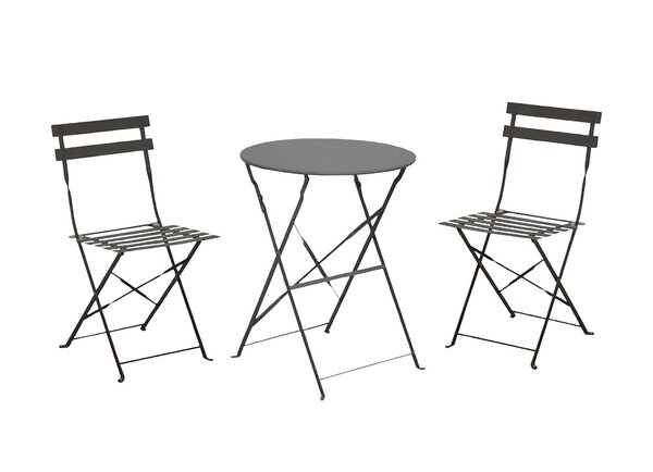 Bild 1 von Bistro-Set Cuba 3-teilig Grau