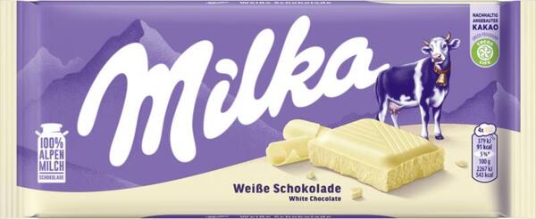 Bild 1 von Milka Tafel Weiße Schokolade