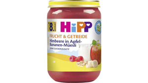 HiPP Bio Himbeere in Apfel-Bananen Müsli