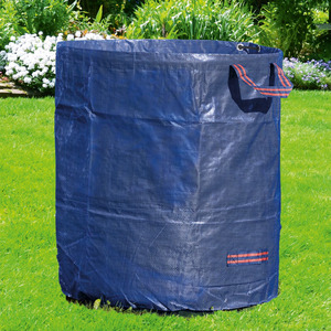 Powertec Garden Gartenabfalltasche 272 Liter blau 2er Set