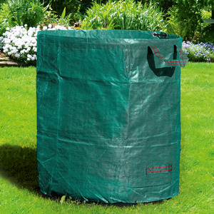 Powertec Garden Gartenabfalltasche 272 Liter grün 2er Set