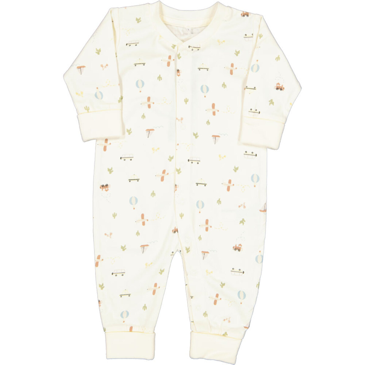 Bild 1 von Baby Strampler Lange Ärmel Stretch / Strampler, Cremefarbe, 56