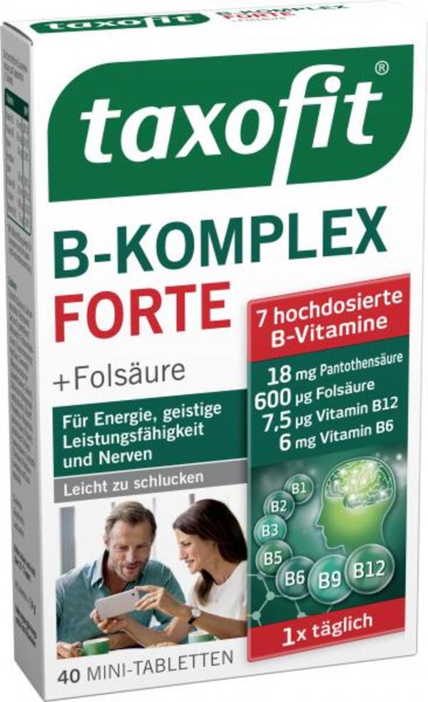 Bild 1 von Taxofit Vitamin B-Komplex forte + Folsäure Tabletten