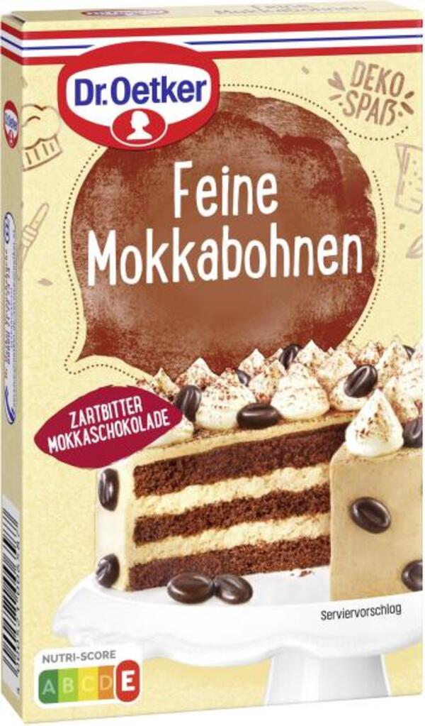 Bild 1 von Dr. Oetker Feine Mokkabohnen Zartbitter-Mokkaschokolade