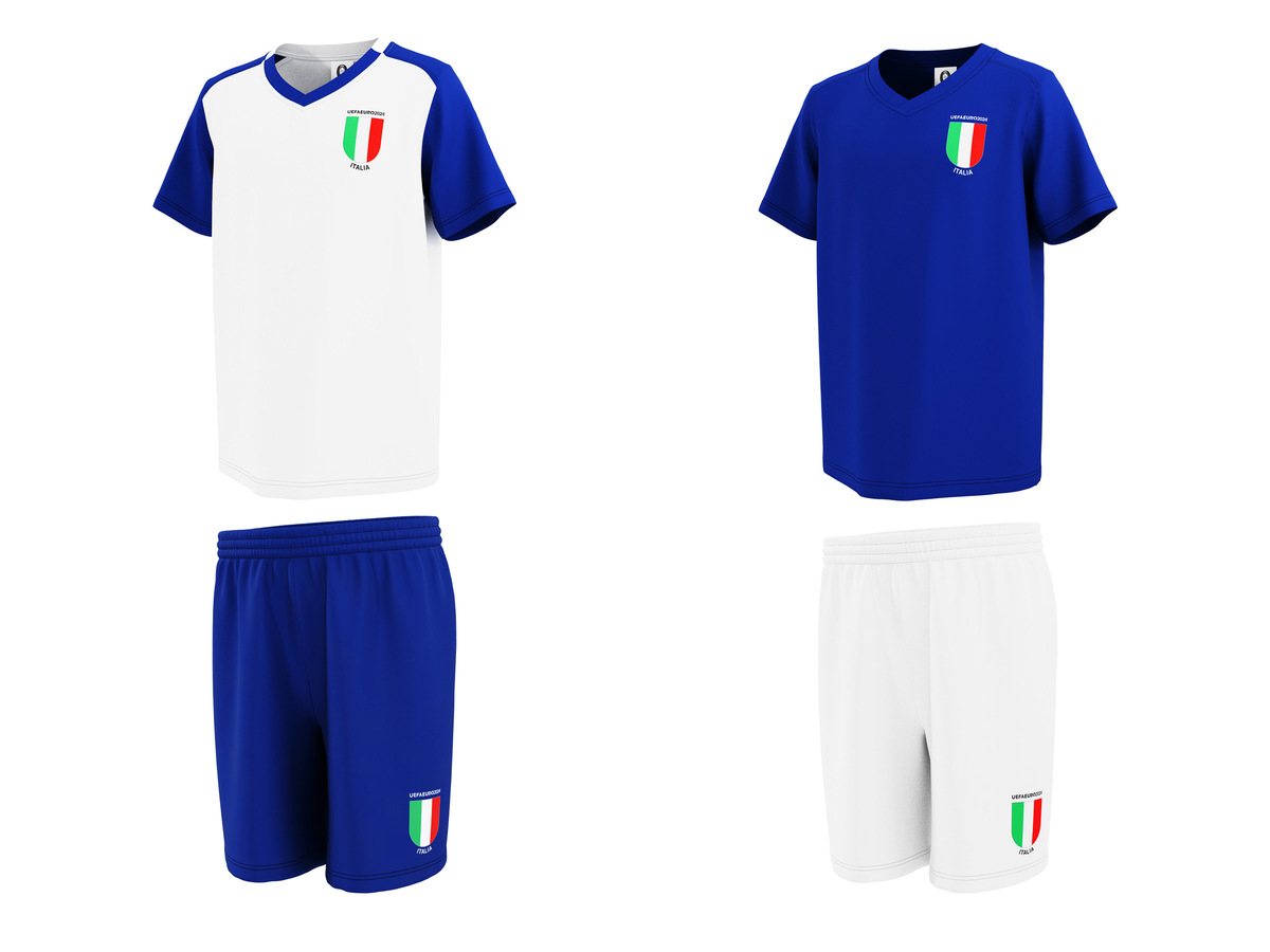 Bild 1 von Kleinkinder Kinder Trikot-Set »UEFA EURO 2024«, Italien