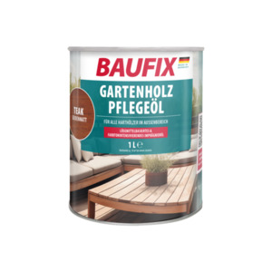 Gartenholz-Pflegeöl teak, seidenmatt, 1 Liter