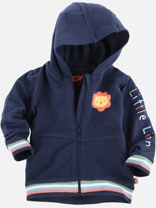 Jungen Sweatjacke mit bunten Details
                 
                                                        Marine