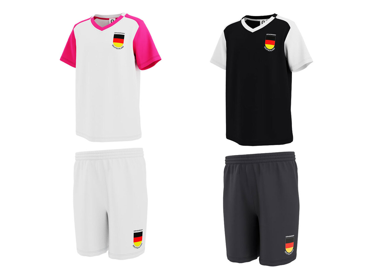 Bild 1 von Kleinkinder Kinder Mädchen Trikot-Set »UEFA EURO 2024«, Deutschland