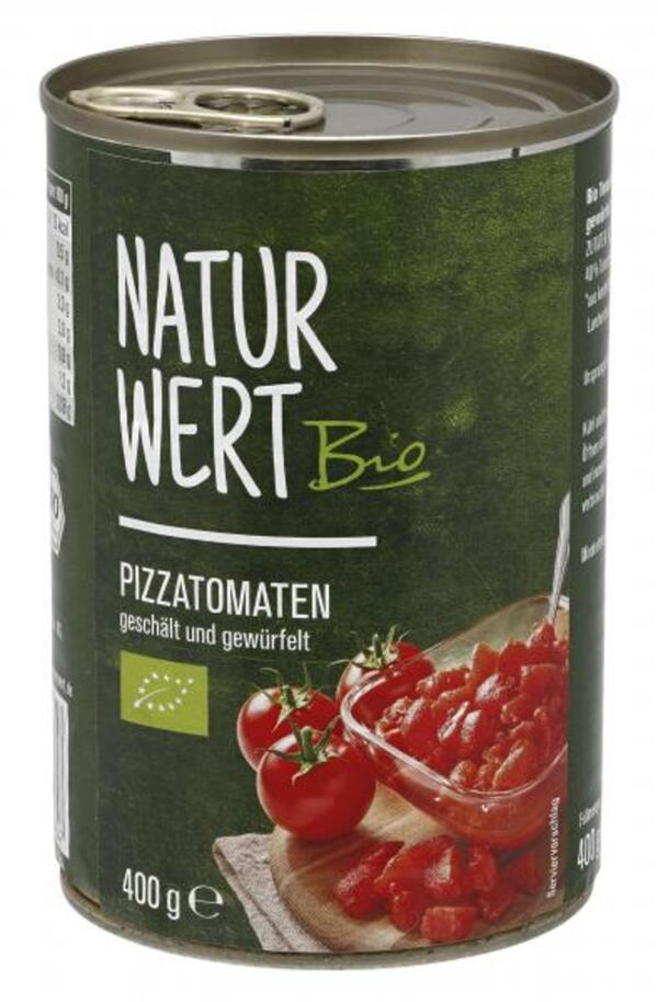 Bild 1 von NaturWert Bio Pizza-Tomaten geschält gewürfelt