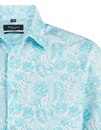Bild 3 von Bexleys man - Kurzarmhemd mit Blätterprint, Regular Fit