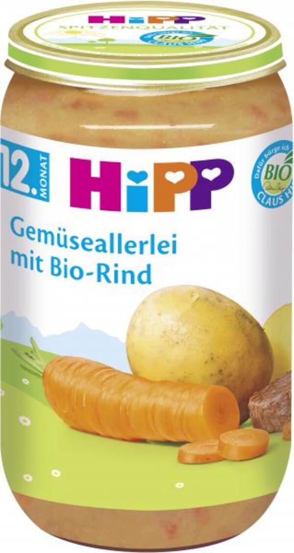 Bild 1 von Hipp Gemüseallerlei mit Bio-Rind