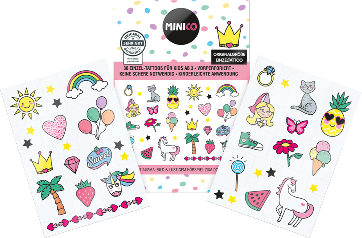 Bild 3 von MINICO Temporäre Tattoos SET 01