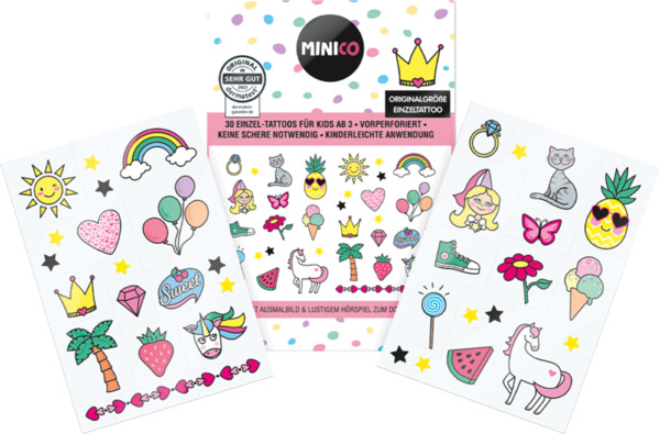 Bild 3 von MINICO Temporäre Tattoos SET 01
