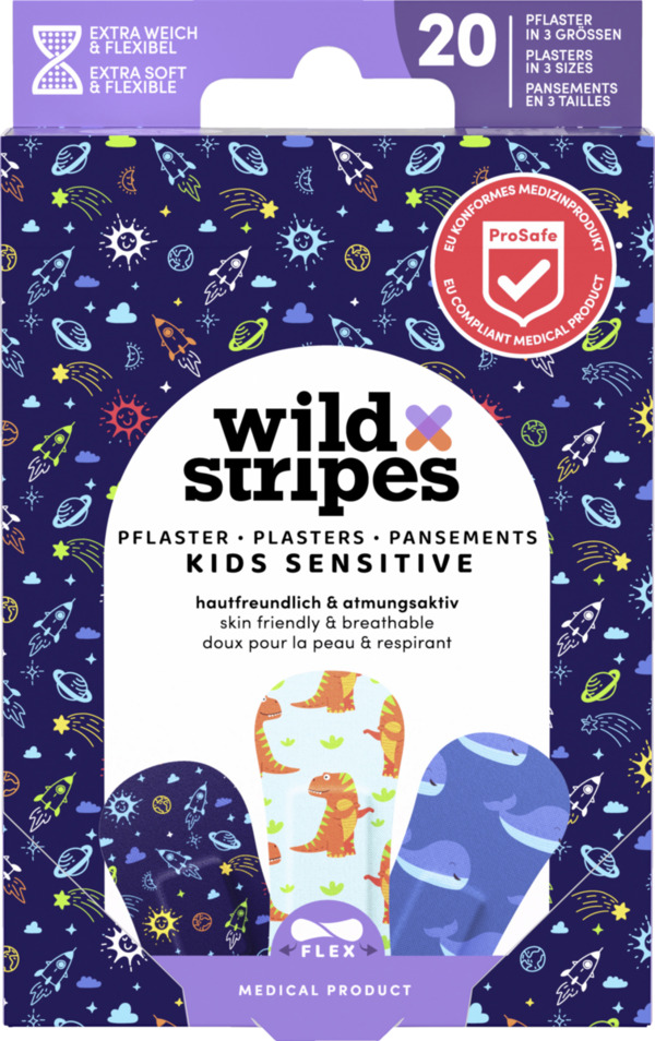 Bild 1 von Wild Stripes Pflaster Kids Sensitive Space