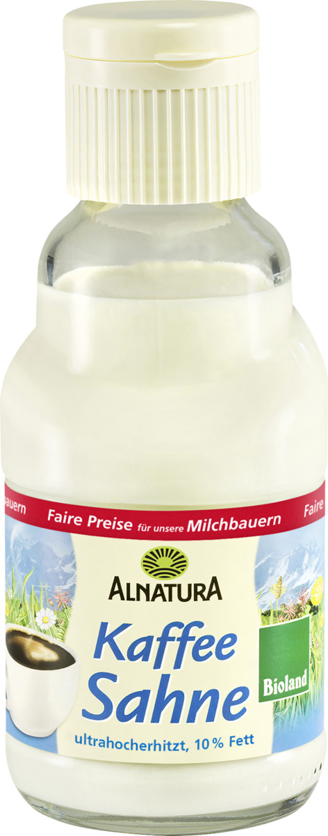 Bild 1 von Alnatura Bio Kaffeesahne Bioland, 165 g