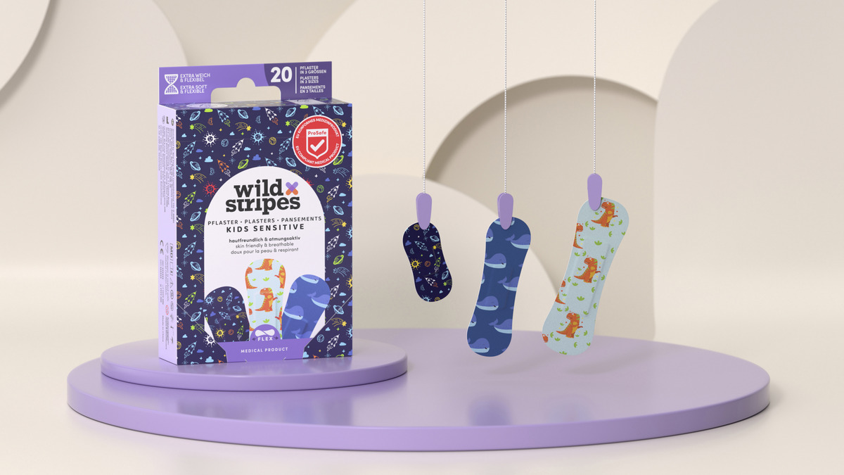 Bild 3 von Wild Stripes Pflaster Kids Sensitive Space