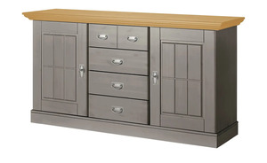 maison bleue Sideboard  Florian grau Maße (cm): B: 171,3 H: 90,1 T: 48 Kommoden & Sideboards