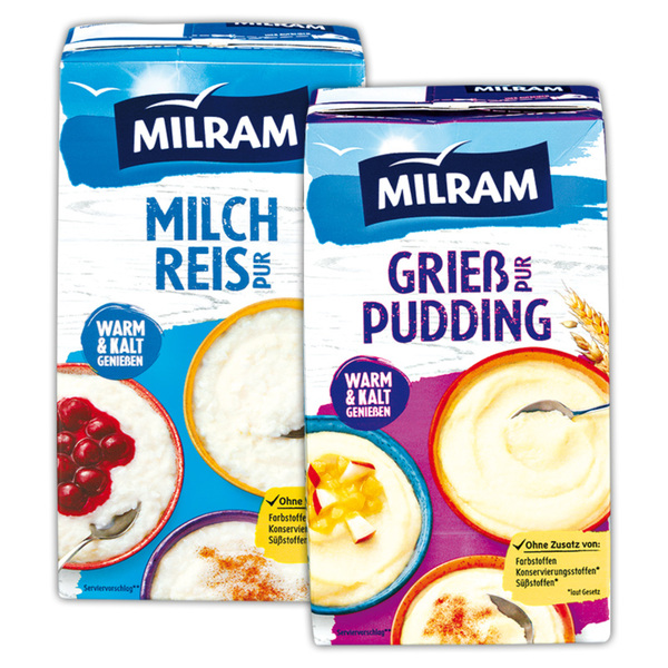 Bild 1 von Milram Pudding / Milchreis