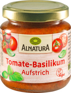 Alnatura Bio Tomate-Basilikum Aufstrich, 110 g