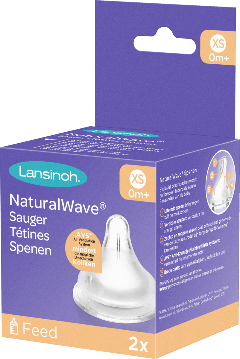 Bild 1 von Lansinoh NaturalWave® Sauger Gr. XS 0m+