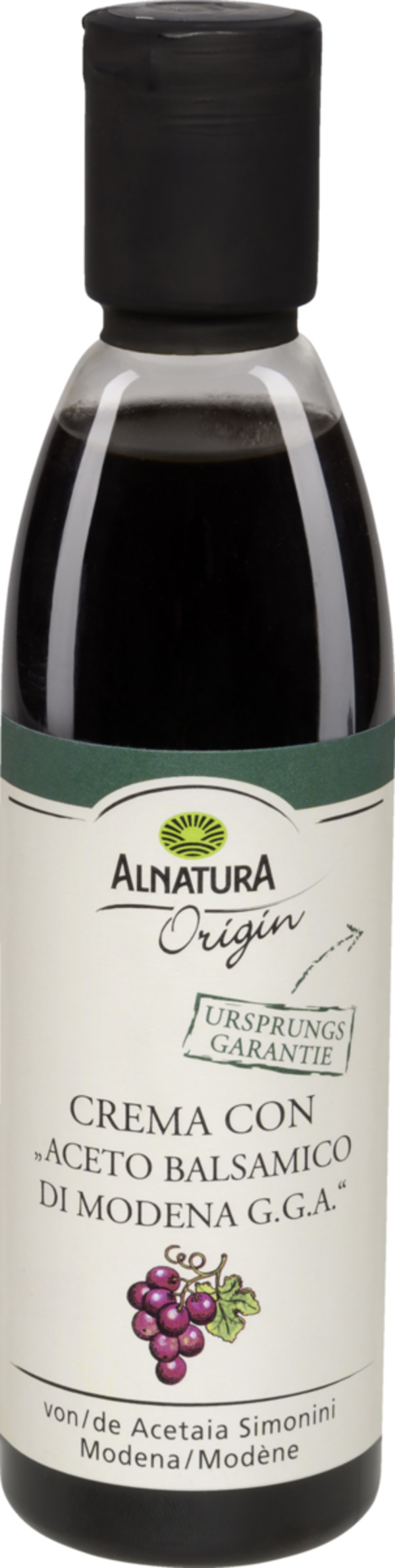 Bild 1 von Alnatura Bio Origin Crema con "Aceto Balsamico di Modena G.G.A.", 250 ml