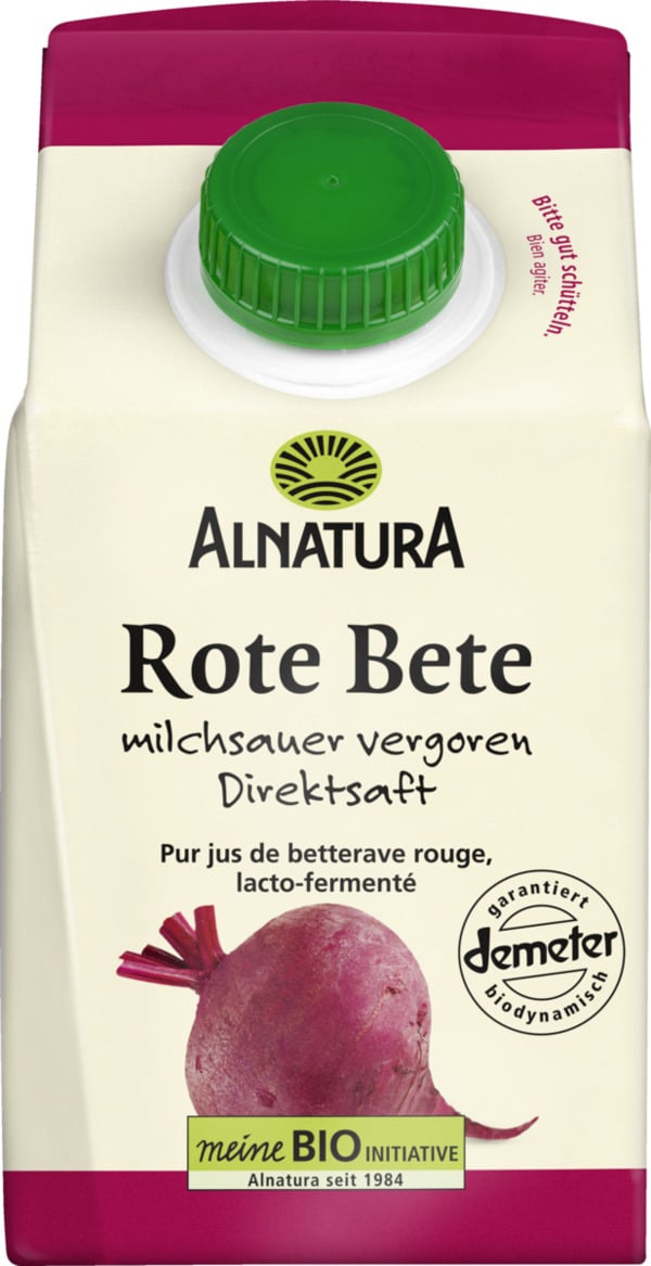 Bild 1 von Alnatura Bio Rote Bete Saft, milchsauer vergoren, 500 ml