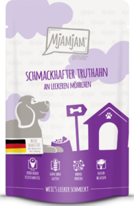 MjAMjAM Quetschie - schmackhafter Truthahn an leckeren Möhrchen, 125 g