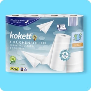 KOKETT
 Küchenrollen⁵, 3-lagig