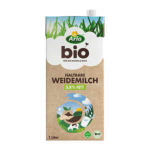 ARLA Haltbare Bio-Weidemilch 1L