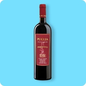 Italien, halbtrocken, je 0,75-l-Flasche,
l-Preis 2.67 Doppio Tratto Primitivo Puglia IGT