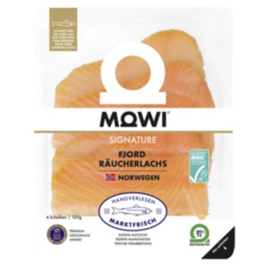 MOWI Friluft Lachs Rodbet,
Fjord Räucherlachs