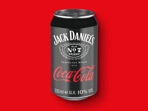 Jack Daniel's Coca-Cola, 
         0,33 l zzgl. -.25 Pfand
