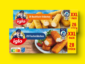 Iglo Fisch-/Backfisch-Stäbchen XXL, 
         840/728 g