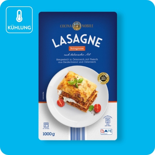 Bild 1 von CUCINA NOBILE Lasagne, Bolognese