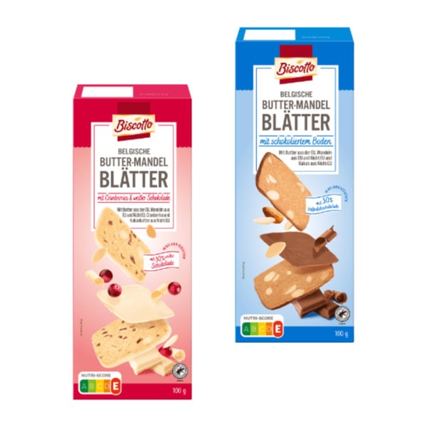 Bild 1 von BISCOTTO Belgische Butter-Mandelblätter 100g